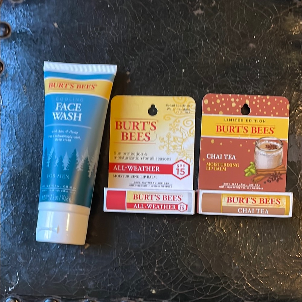 Burt's Bees Face Wash and Lip Balm Set